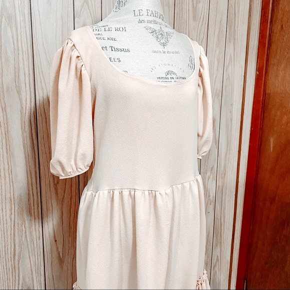 Bangkok Dress in Large up to 2XL Pink Salmon - Picture 2 of 4